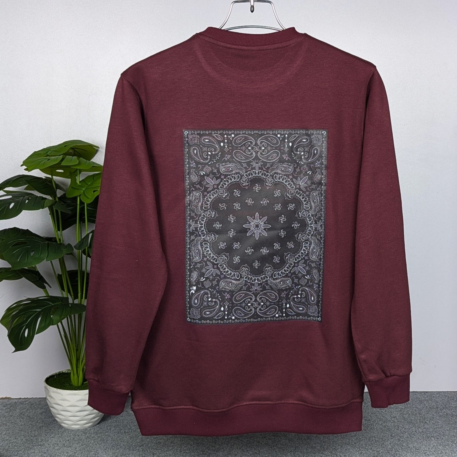 Full Sleeve Sweat Shirt on both sides Printed