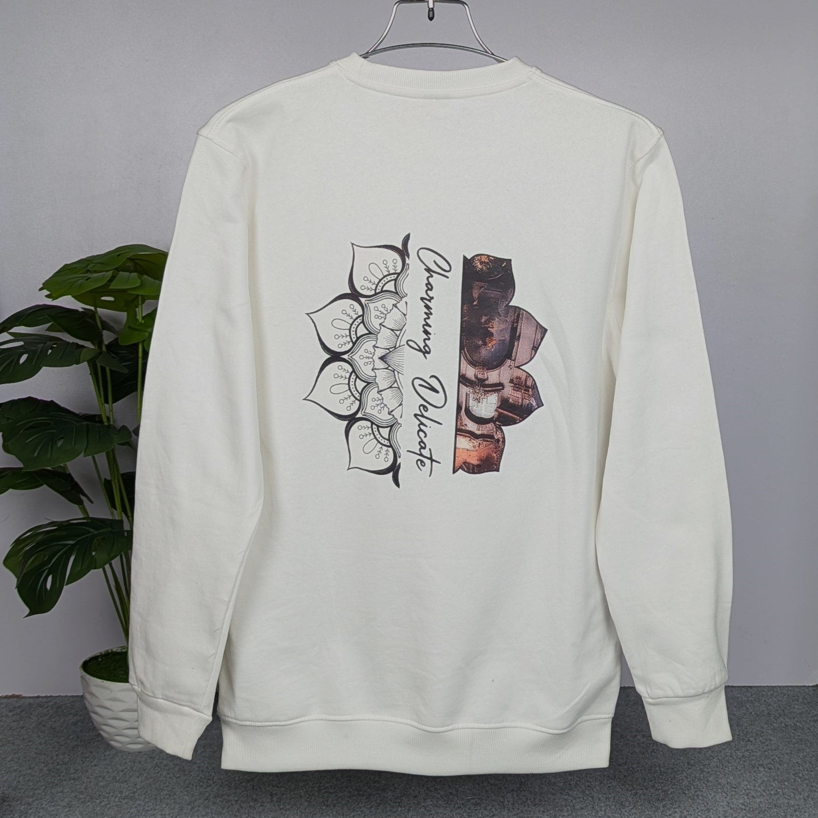 Full Sleeve Sweat Shirt on both sides Printed