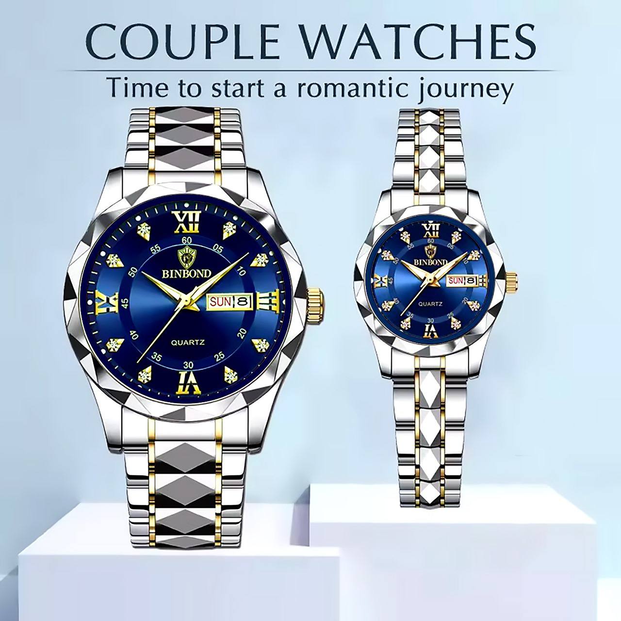 Binbond Luxury Fashion Couple Watch