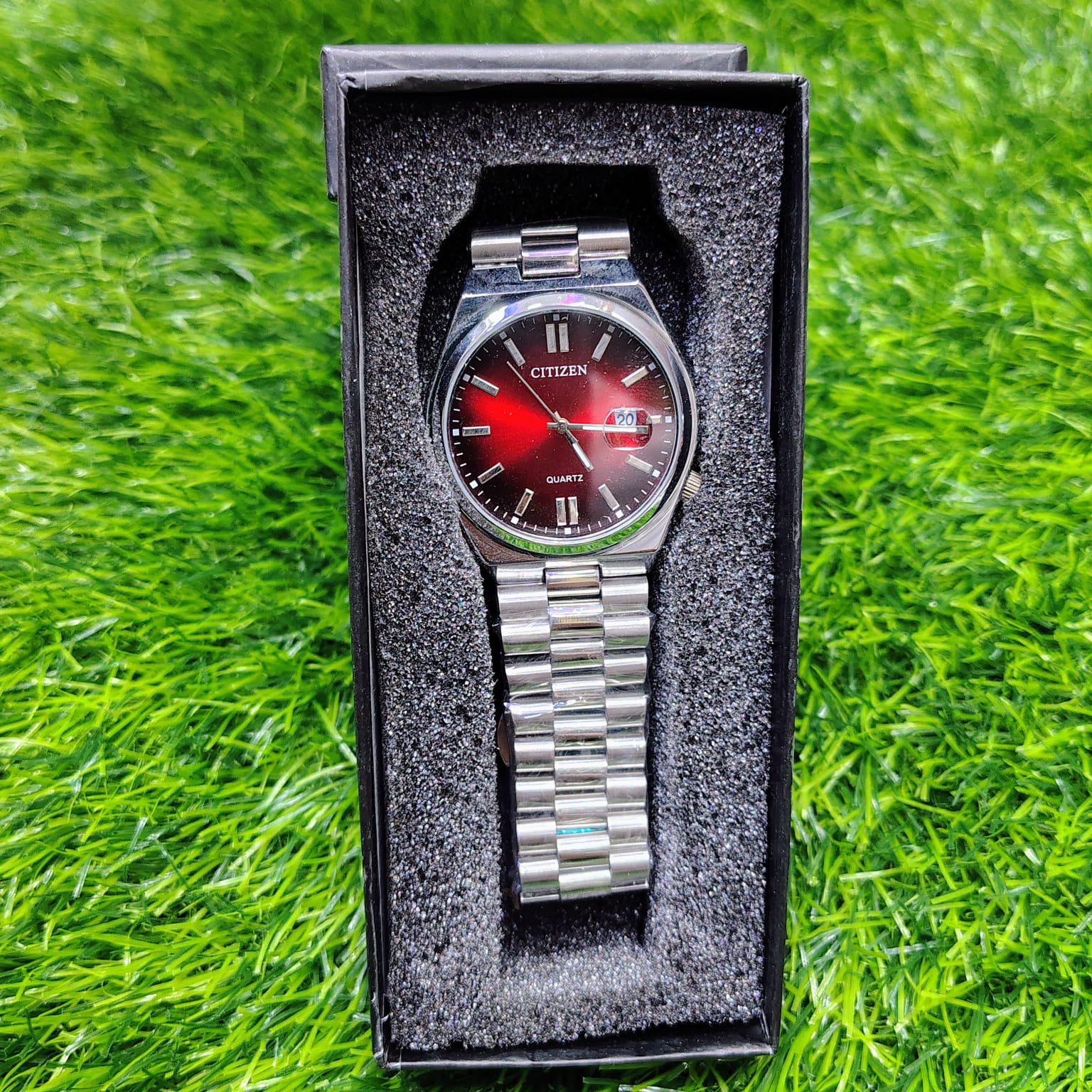 Citizen Tsuyosa Men's Burgundy Dial Watch